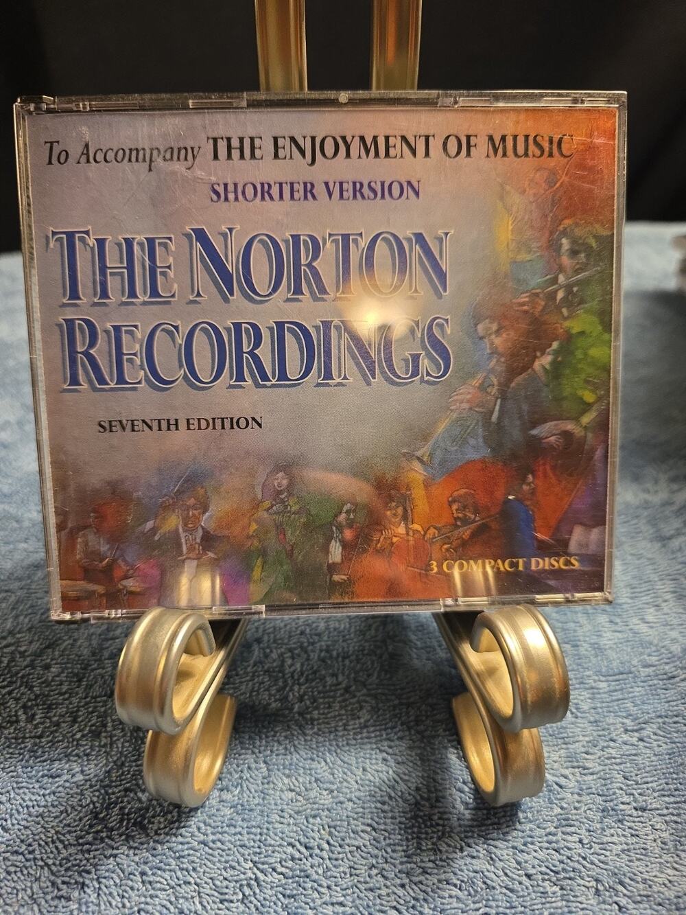 The Norton Recordings To Accompany The Enjoyment of Music Shorter 7th Ed 3-CD